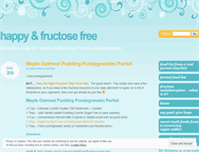 Tablet Screenshot of happyandfructosefree.com